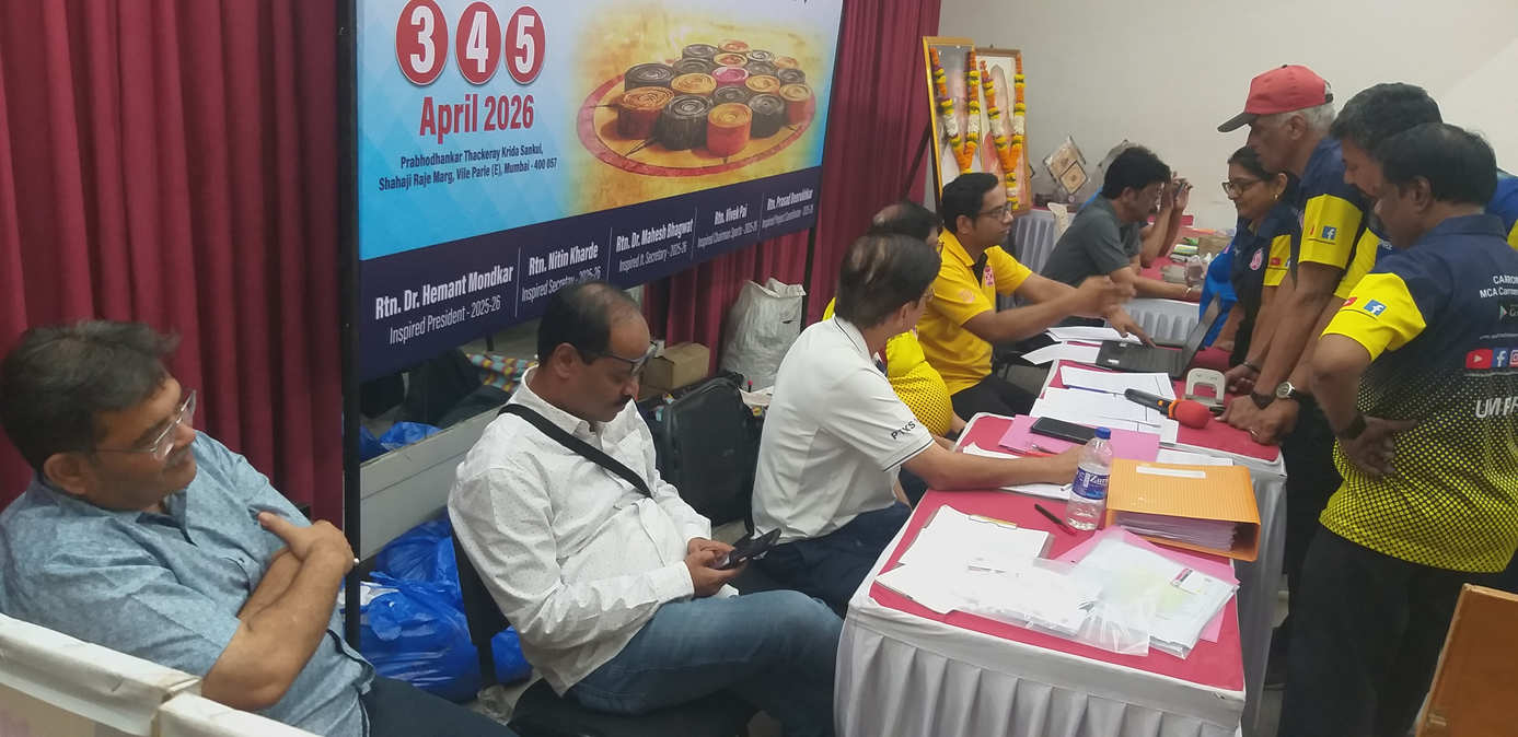 6th Rotary Club of Mumbai Parleshwar State Ranking Carrom Tournament 2026-27